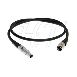 Hirose 4 Pin 0B 2 Pin Power Cable for Sony F5 F55 Phantom High-Speed VEO Flex4K Camera to Zacuto Gratical Eye Viewfinder Teradek Cube Bolt 24"