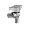 Legend Valve 114-609NL 1/4 Turn Chrome Brass Angle Stop Valve,