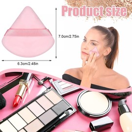 LAKJUOZ Pack of 4 Face Sponges Powder Puff Washable Reusable Makeup Sponge Wet Dry Make Up Tool for Loose Powder or Foundation Blush