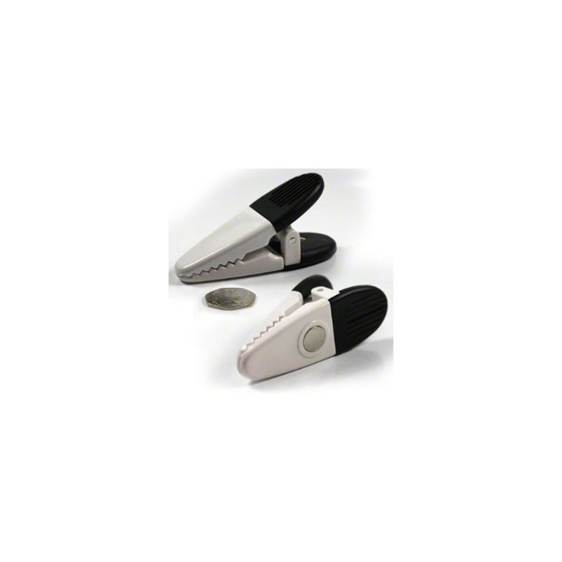 White Magnetic Clip for Fridge, Whiteboard, Noticeboard, Filing Cabinet, Warehouse,