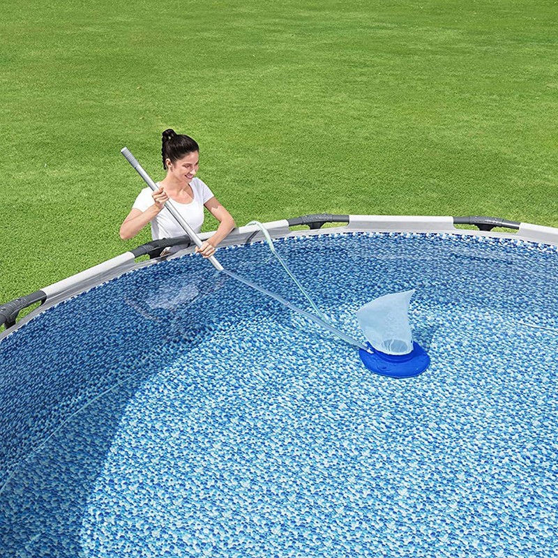 Bestway 58657E-BW Flowclear AquaSuction Pool & Leaf Vacuum with Bag
