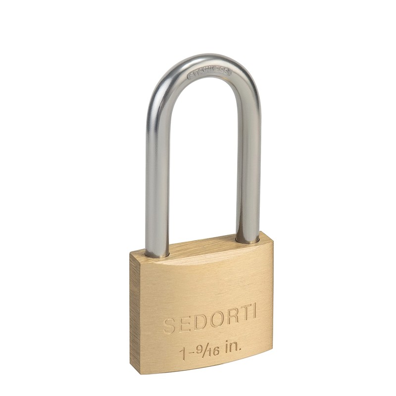 SEDORTI Weatherproof Padlock with Stainless Steel 304 Long Shackle and