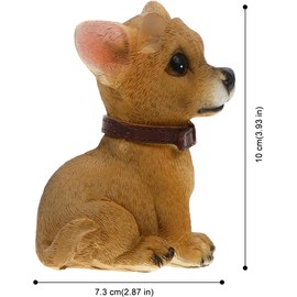 SOIMISS Soporte para Gafas de Resina con Diseño Canino para Escritorio en Casa y Oficina, Función para Guardar Gafas y Relojes con Protección