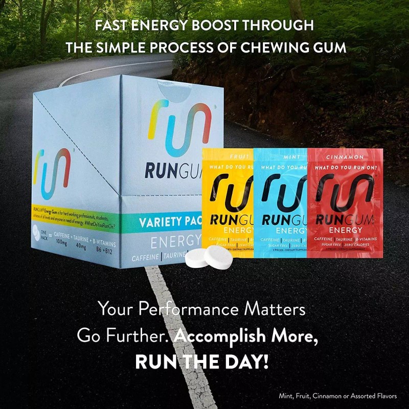 Gum Ejecutar Paquete De La Variedad De Energía Gum 50