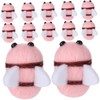 OHPHCALL 25Pcs Wool Felt Bee Balls for DIY Bee Party