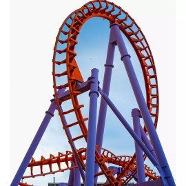 Wet Paint SP13239 Amusement Park Roller Coaster Loop Cardboard Cutout Standee Standup