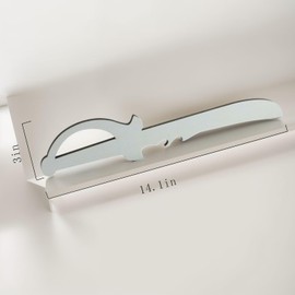 Wooden Sword Ninja Pirate Style Toy Sword, Unfinished Wooden Crafts, DIY Crafts Painting Set, Kids Ninja, Warrior, Viking Kids Role Playing, Games, Parties (5pack) (Wooden Knife)