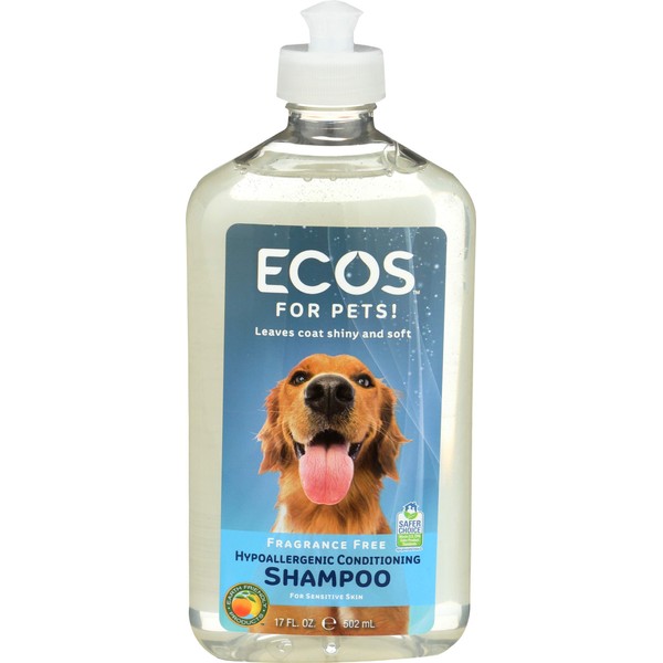 ECOS Hypoallergenic Conditioning Shampoo 17oz,Clear