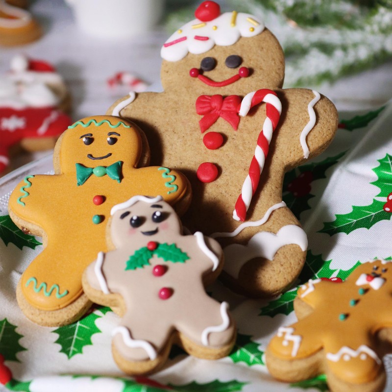 PME CH24CCC108 Christmas Cookie Cutters, Gingerbread Man (Set of 3),