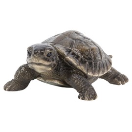 Uvia Turtle Paperweight Magnet 2.8 x 2.8 x 1.2 inches (7 x 5 x 3 cm) Doll Figurine Figurine Figurine Animal Garden Decoration Realistic Cute Turtle H17341