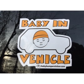 Babybumpersticker Baby On Board Bumper Sticker Baby In Vehicle Simple Safety Sticker “Original”