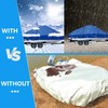 Boat Cover Support Poles 2 Pack with Stable Anti-Slip Rubber
