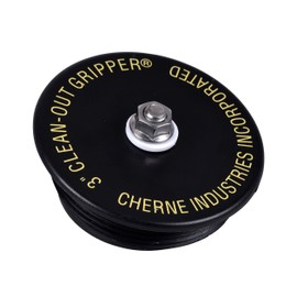 Cherne 270178 Gripper 3 in. Black Mechanical Clean Out Plug