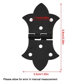 Antique Mini Hinges Retro Butterfly Decorative Hinges with Screws Small Furniture Hinges for Wooden Jewelry Box Cabinet Drawer Bronze 10 Pack