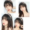 Bangs Wig 100% Human Hair Full Hand Planted Extensions One