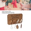 Key Holder Rack 4 Hook Cute Pendant Poplar Wooden Key