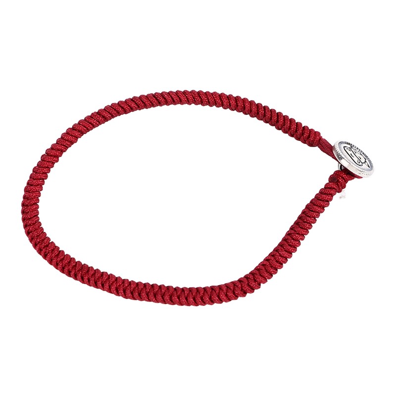 Ox Zodiac Bracelet Red Rope S925 Silver Ornament Woven Bracelet