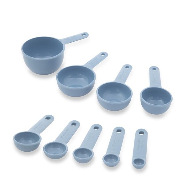 KitchenAid - Measuring Cups and Spoons Set, 9-Piece Nesting Measuring