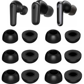 ALXCD Foam Eartips Compatible with Soundcore P20i P30i P40i Earbuds, S/M/L 3 Sizes 6 Pairs Soft Memory Foam Ear Tips Replacement Earbuds Tips, Compatible with Soundcore P20i P30i P40i 6 Pairs
