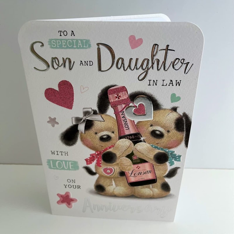 Jonny Javelin Son And Daughter In Law Anniversary Card