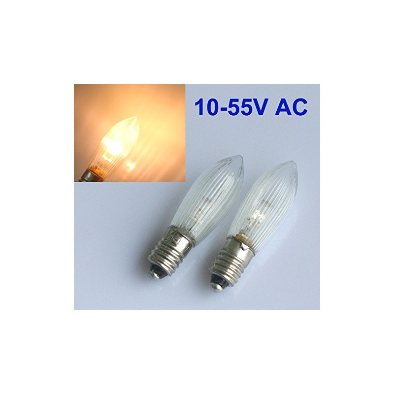 E10 Candle Arch Bridge Bulb Christmas Lamp Spare E10 LED