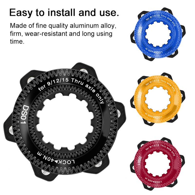 [通拓商品]Aluminum Alloy Bicycle Centerlock 6-hole Adapter Bike Disc Center Lock