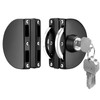 Sliding Double Glass Door Lock, Home, Office Single Door Lock,