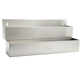 Winco Double Speed Rail, 22-Inch, Stainless Steel