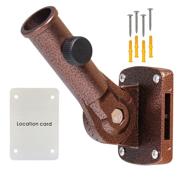 NQ Flag Pole Holder Adjustable, Flag Pole Bracket for Outside