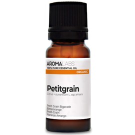 BIO - PETITGRAIN Essential Oil - 10mL - 100% Pure, Natural, Chemotyped and AB Certified - AROMA LABS (French Brand)