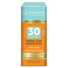 Clinians Solar Gesichtscreme Anti-Age Antipollution, SPF 30 Hoch, 75 ml