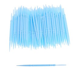 100 Pieces Double Head Dental Picks Soft Tooth Floss Picks Interdental Brush Flosser Sticks Toothpick Tooth Flossing Oral Dental Brush Cleaning Tool by DBOO