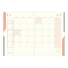 Midori Double Schedule Notebook, 2026 B6 Monthly Money Blue-green 22386006