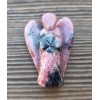NATURAL 2" RHODONITE STONE HANDCARVED GEMSTONE ANGEL