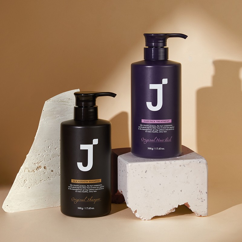 Jay Forest J.Sup Damaged Hair Care Silk Keratin Shampoo +