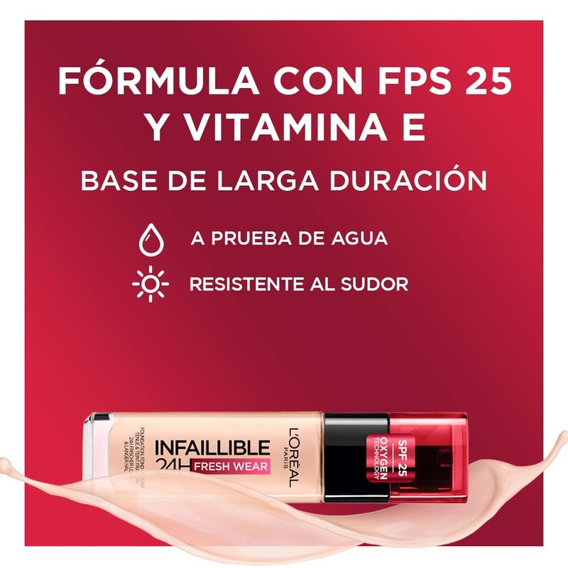 L'ORÉAL PARIS INFAILLIBLE 24H Fresh Wear Makeup Amber 30ml