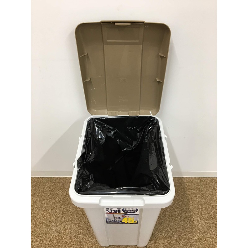 Oldy PP-K45-10 Trash Bags, Black, 45L, Pack of 10, Length