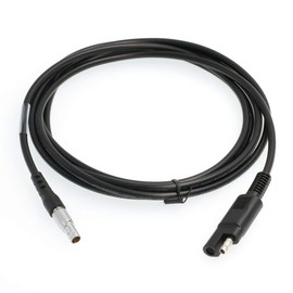 HangTon 12V External Battery Power Cable 7 Pin to SAE 2-pin for Trimble R7 R8 R10 GPS GNSS Receiver 5700 5800 SPS 1.8M