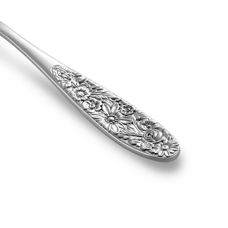KEAWELL Sunflower Soup Spoon, Set of 4, 18/10 Stainless Steel,