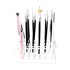 KM-Nails Brush Holder / Tool Display Square for 24 Brushes up to 1.8 cm Diameter