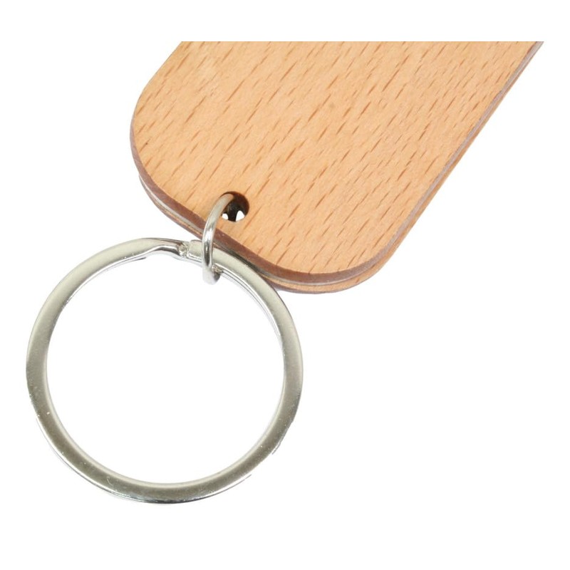 Mods Scooter Keyring Bottle Opener Wooden Stainless Steel Key Chain