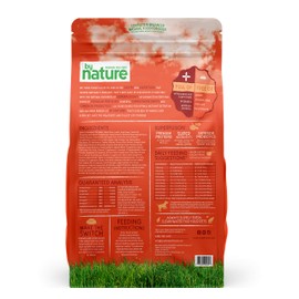 By Nature Pet Foods Grain Free Dog Food Made in USA [Grain Free Dry Dog Food with Superfood Ingredients for Food Sensitivities and Immune Health], Salmon & Menhaden Fish Meal Recipe, 4 lb. Bag
