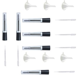FRCOLOR 10ml Empty Mascara Tube Set 3pc Droppers 3pc Funnels for Diy Cosmetics Travel Bottle Set