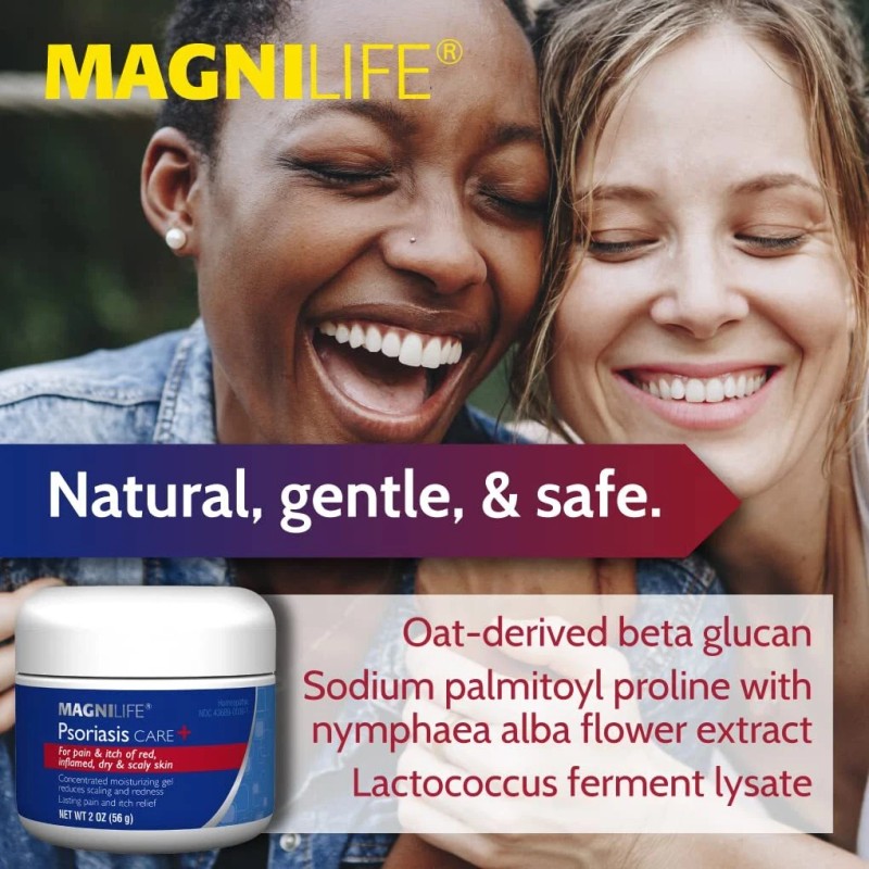 MagniLife Psoriasis Care Gel Natural Relief for Itchy Scaly Skin