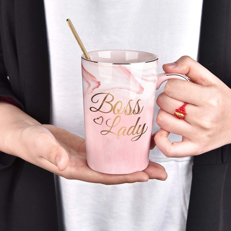 Boss Lady - Taza de café para mujer, regalo para