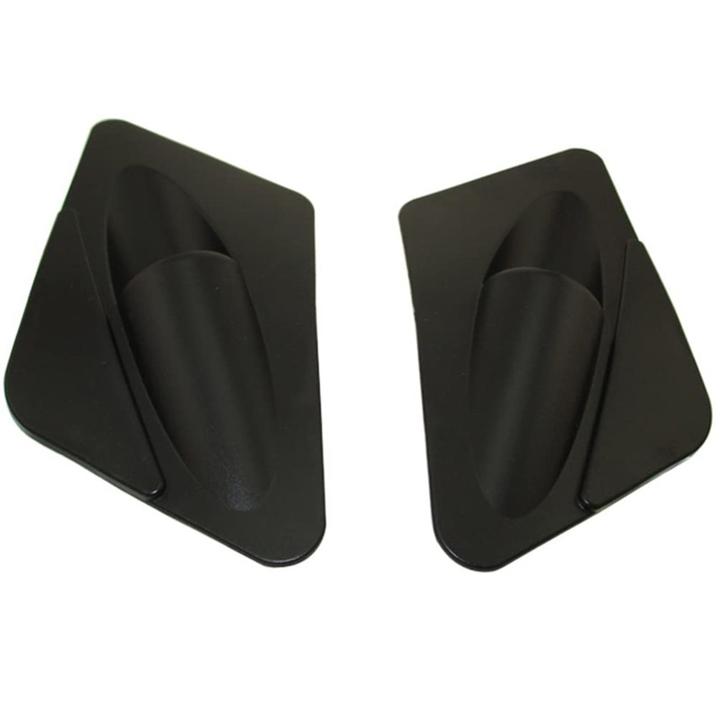 DJ-Motor Black Body Plastic Front Fender Vent Hawk For Taotao