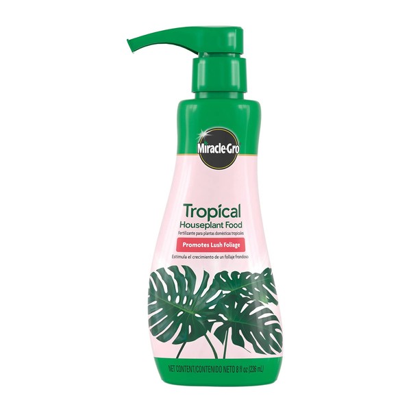 Miracle-Gro Tropical Houseplant Food - Liquid Fertilizer for Tropical Houseplants,