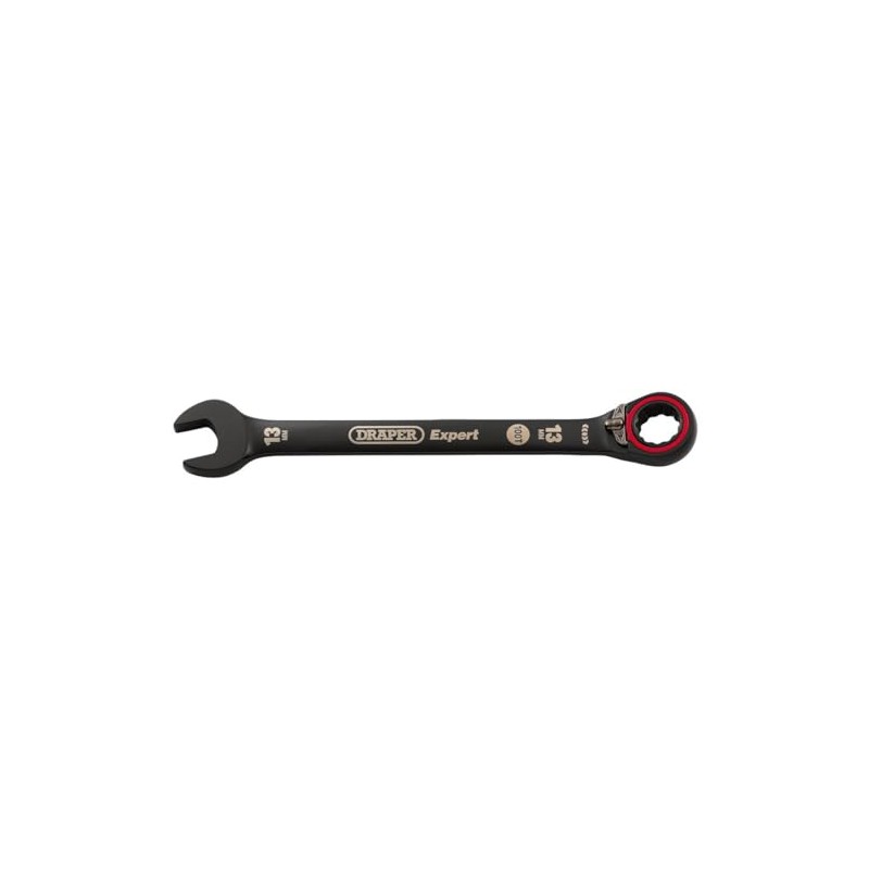 Draper 03903 Expert HI-TORQ Metric Reversible Ratchet Combination Spanner, 13mm,