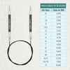 KnitPro Karbonz circular needle 60cm 6.50mm - 3pcs
