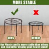 Metal Plant Stands, Anti-Rust Iron Flower Pot Stand, Heavy Duty